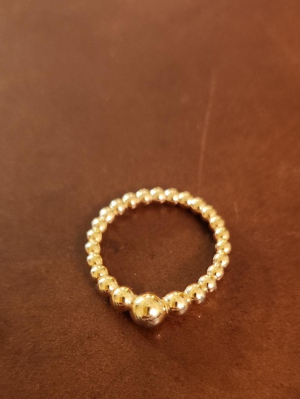Pandora Rose Gold Bubble Ring Sz 8